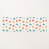 グミベア模様 ヨガマット (正面(横))