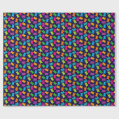 グミベア模様 ラッピングペーパー (フラット)