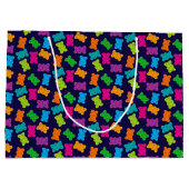 グミベア模様 ラージペーパーバッグ (裏面)