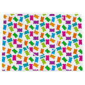 グミベア模様 ラージペーパーバッグ (正面)