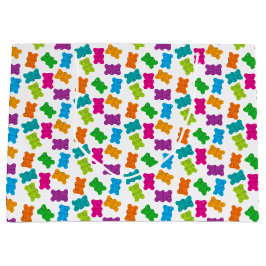 グミベア模様 ラージペーパーバッグ