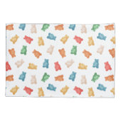 グミベア模様 枕カバー (裏面)