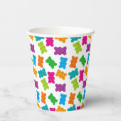 グミベア模様 紙コップ (裏面)