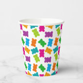 グミベア模様 紙コップ (左)