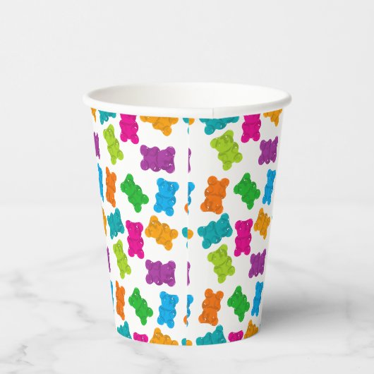 グミベア模様 紙コップ (右)