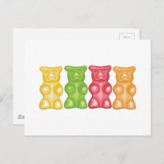 グミベア ポストカード (正面/裏面)
