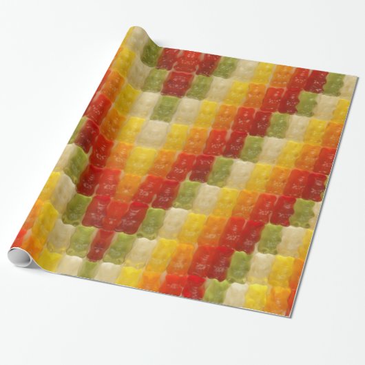 グミベア – giftwrap ラッピングペーパー (アンロールド)