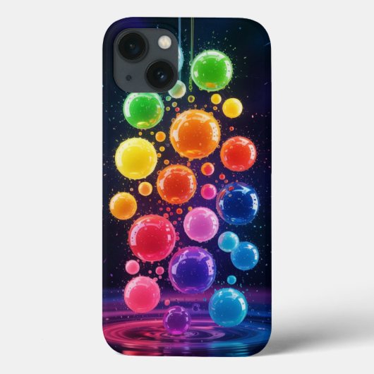 グミボール:楽しいレインボーデザイン Case-Mate iPhoneケース (裏面)