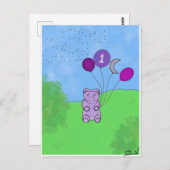 グミーベアのポスター ポストカード (正面/裏面)