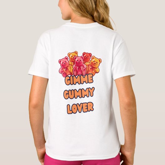 グミ好きTシャツ Tシャツ (裏面)