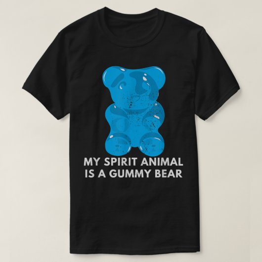 グミ果実はキャンディ私の精神の動物はGである Tシャツ (デザイン正面)