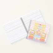 グミ甘みはちみつ茶スパイラルノート ノートブック (内部)