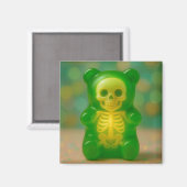 グミ骨格クマ磁石 マグネット (正面/裏面)