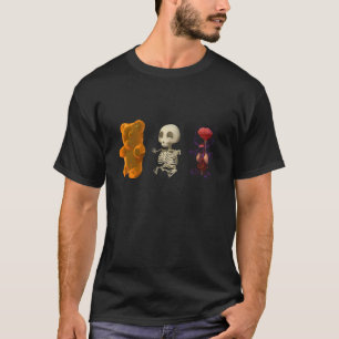 グミ・ベア・アナトミア・トリップ・ダーク Tシャツ