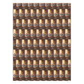 グムツリーに座るコアラ・サンタハット テーブルクロス (正面)