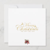 グムツリーに座るメリークリスマスコアラ カード (裏面)