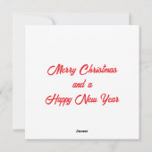 グムツリーに座るメリークリスマスコアラ シーズンカード (裏面)