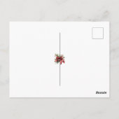 グムツリーに座るメリークリスマスコアラ ポストカード (裏面)