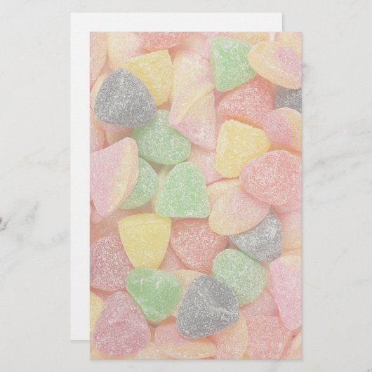 グムドロップ文房具 便箋 (正面/裏面)