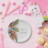 グムナッツフラワーズお祝い ペーパープレート (パーティー)