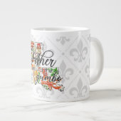 グムボのまわりにルイジアナケージャンコーヒーマグを集める ジャンボコーヒーマグカップ (正面右)