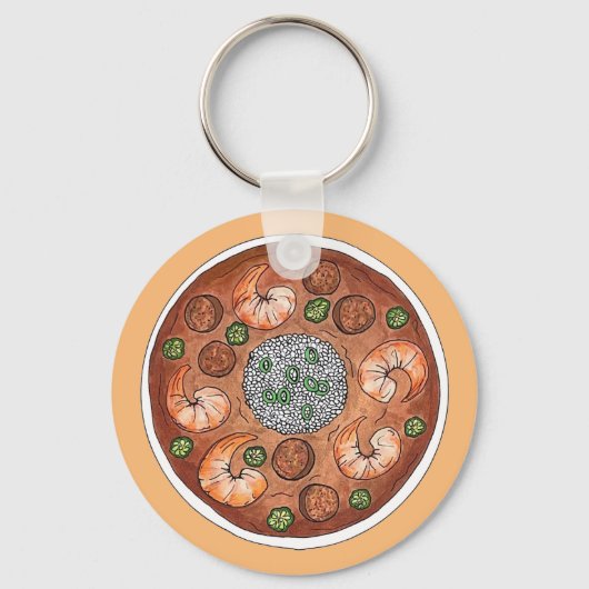 グムボスープルイジアナLAニューオーリンズNOLAフード キーホルダー (正面)