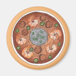 グムボスープルイジアナLAニューオーリンズNOLAフード マグネット