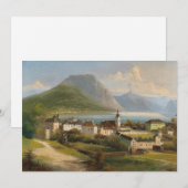 グムンデンの眺め | ヨハン・ウィルヘルム・ジャンコウスキー (正面/裏面)