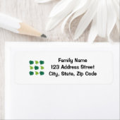 グモダンミニマルリー離れ差出人住所ラベル ラベル (インサイチュ)