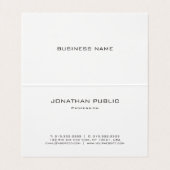 グモダンラマーエレガント金ゴールドラグジュアリーテンプレート 名刺 (内部フラット)