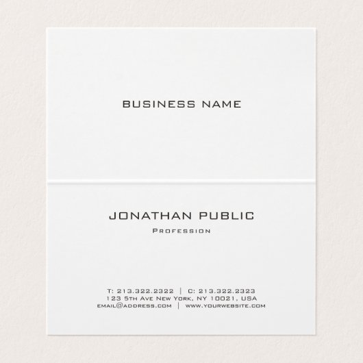 グモダンラマーエレガント金ゴールドラグジュアリーテンプレート 名刺 (内部フラット)