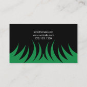 グモダンリーングラスカット用芝生気にサービス 名刺 (裏面)