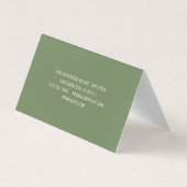 グモダンリーンフオーガニックード  名刺 (裏面)