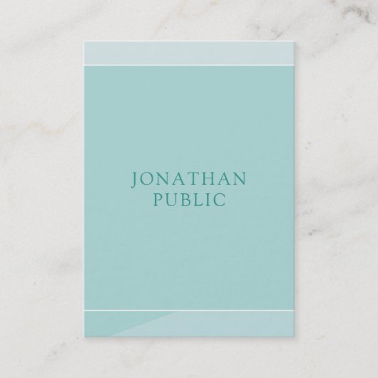 グモダンロエレガントンシンプルテンプレートプロフェッショナル 名刺 (正面)