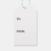 グライおもしろいチー猫のキャットマスユーモアのクリスマス ギフトタグ (裏面)