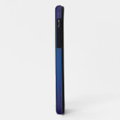 グライカッコいいニー深いブルーヴィネット Case-Mate iPhoneケース (裏面/左)