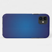 グライカッコいいニー深いブルーヴィネット Case-Mate iPhoneケース (裏面(横))