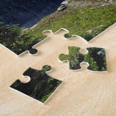 グライカーナショナルパークヒドゥンレイクオーバービュー ジグソーパズル (側面)