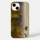 グライジング・エルク・カップル iPhone カバー (裏面)