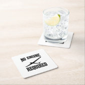 グライダーことわざ |滑空パイロット高騰の贈り物 スクエアペーパーコースター (インサイチュ)