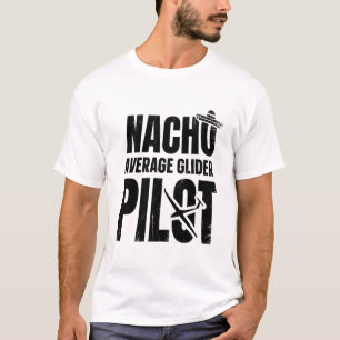グライダーナチョ 滑空飛行パイロットギフトアイディア Tシャツ