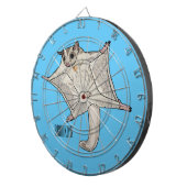 グライダー漫画イラストレーション ダーツボード (正面右)