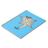 グライダー漫画イラストレーション ノートブック (左側)