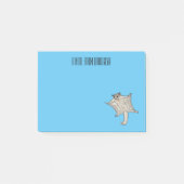 グライダー漫画イラストレーション ポストイット (正面)