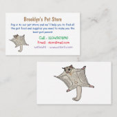 グライダー漫画イラストレーション 名刺 (正面/裏面)