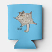 グライダー漫画イラストレーション 缶クーラー (裏面)