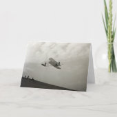 グライダー試験飛行 航空 ライト兄弟 カード (正面)