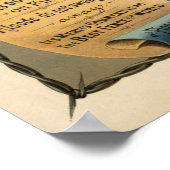 グライダー鋼バルブワイヤ用ビンテージ広告 ポスター (角)