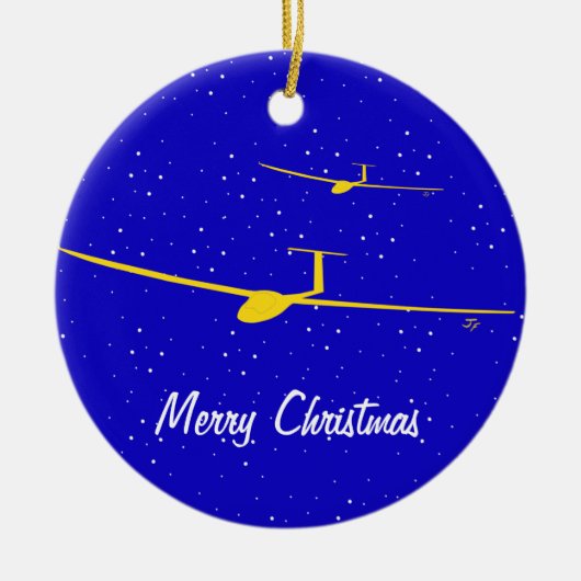 グライダー セラミックオーナメント (正面)