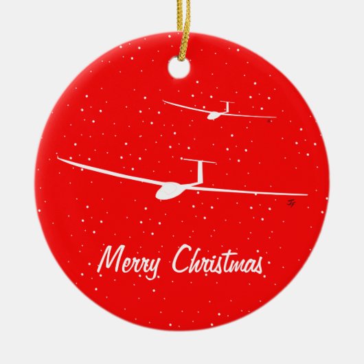グライダー セラミックオーナメント (正面)